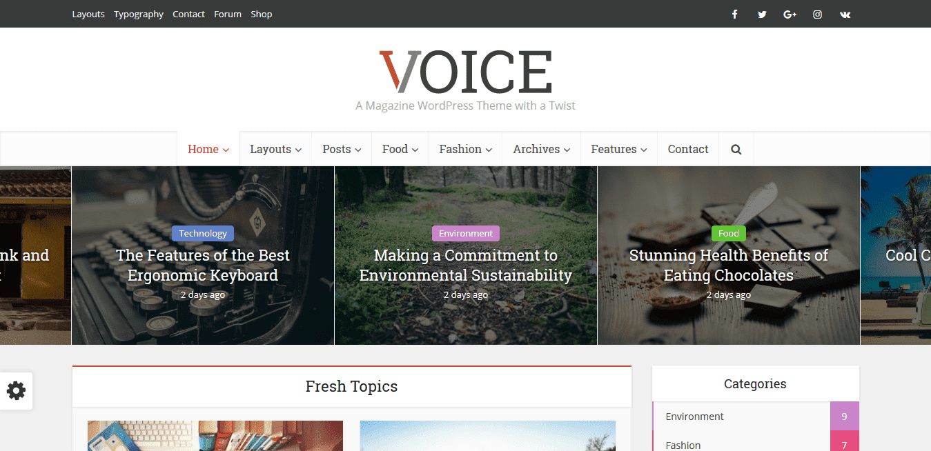 Voice 2.9.3 A Magazine WordPress Theme with a Twist