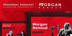 Morgan-Renoud-Personal-Podcast-Elementor-Template-Kit