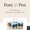 Poet-Pen-Personal-Blog-Elementor-Template-Kit-590x300