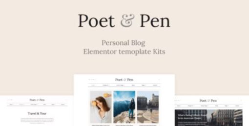 Poet-Pen-Personal-Blog-Elementor-Template-Kit-590x300