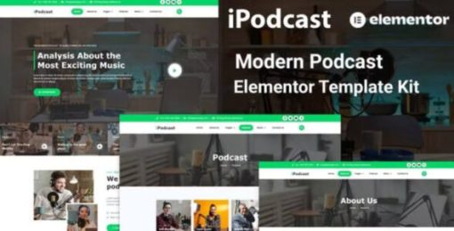 iPodcast-Modern-Podcast-Elementor-Template-Kit-590x300