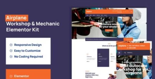 Airplane-Mechanic-Workshop-Elementor-Template-Kit