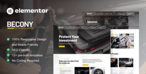 Becony-Car-Detailing-Services-Car-Repair-Elementor-Template-Kit