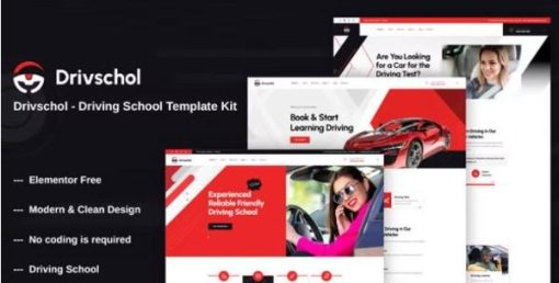 drivschol-driving-school-elementor-template-kit